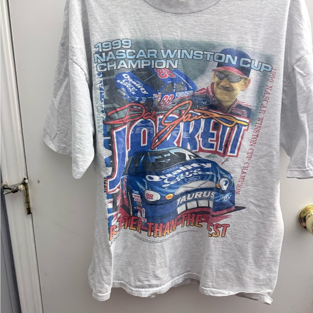 NASCAR Winston Cup Champion Gray T-Shirt Vintage 90’s single stitch